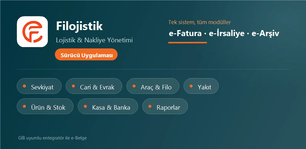Filojistik Sürücü mobil uygulaması